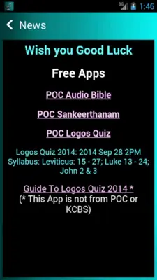 POC Audio Bible (Malayalam) android App screenshot 1